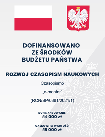 Dofinansowano ze środków budżetu Państwa